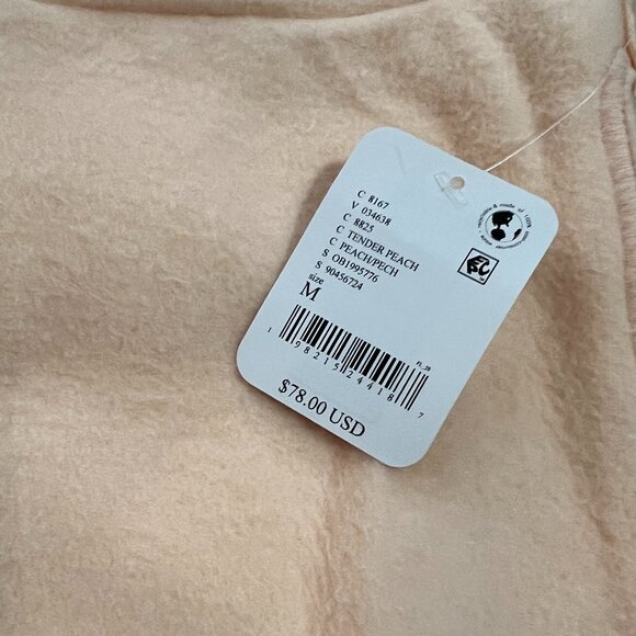 Free People Intimately Women Tender Peach Day Off Fleece Joggers Size M NWT 78$ - Picture 6 of 6
